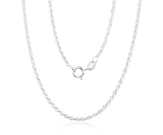 Diamond Sky Jewelry Itališka sidabrinė grandinėlė „Rope II“