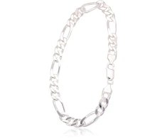 Diamond Sky Jewelry Itališka sidabrinė grandinėlės apyrankė „Figaro VI“
