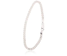 Diamond Sky Jewelry Itališka sidabrinė grandinėlės apyrankė „Mona Lisa VII“