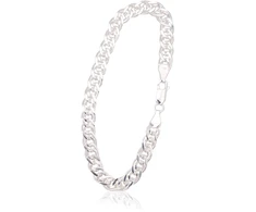 Diamond Sky Jewelry Itališka sidabrinė grandinėlės apyrankė „Mona Lisa XII“