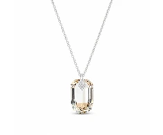 Diamond Sky Jewelry Kaklo papuošalas moterims DiamondSky „Symbiosis (Golden Shadow)“ su Swarovski kristalais
