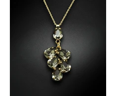 Diamond Sky Jewelry Pakabukas „Amber II (Juodas Diamond)“ su Preciosa® kristalais