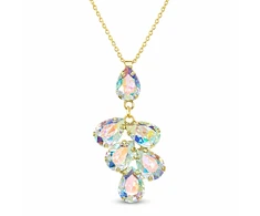 Diamond Sky Jewelry Pakabukas „Amber II (Aurora Borealis)“ su Preciosa® kristalais