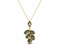 Diamond Sky Jewelry Pakabukas „Amber II (Juodas Diamond)“ su Preciosa® kristalais