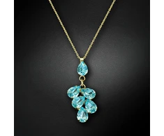 Diamond Sky Jewelry Pakabukas „Amber II (Aqua Bohemica)“ su Preciosa® kristalais