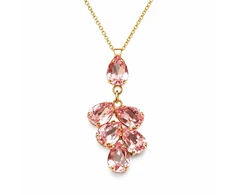 Diamond Sky Jewelry Pakabukas „Amber II (Light Rose)“ su Preciosa® kristalais