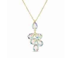 Diamond Sky Jewelry Pakabukas „Amber II (Aurora Borealis)“ su Preciosa® kristalais