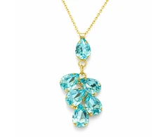 Diamond Sky Jewelry Pakabukas „Amber II (Aqua Bohemica)“ su Preciosa® kristalais