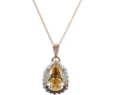 Diamond Sky Jewelry Pakabukas „Celestial Drop III (Golden Shadow)“ su Swarovski® kristalais