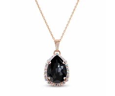 Diamond Sky Jewelry Pakabukas „Celestial Drop III (Graphite)“ su Swarovski® kristalais