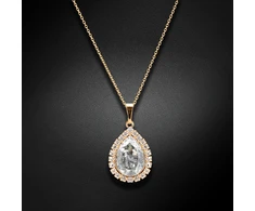Diamond Sky Jewelry Pakabukas „Celestial Drop (Sidabrinis Patina)“ su Swarovski® kristalais