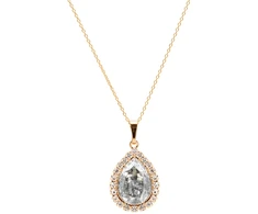 Diamond Sky Jewelry Pakabukas „Celestial Drop (Sidabrinis Patina)“ su Swarovski® kristalais
