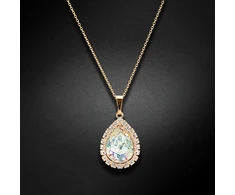 Diamond Sky Jewelry Pakabukas „Celestial Drop (Baltas Patina)“ su Swarovski® kristalais