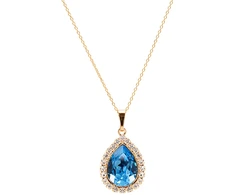Diamond Sky Jewelry Pakabukas „Celestial Drop (Aquamarine Mėlyna)“ su Swarovski® kristalais
