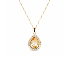 Diamond Sky Jewelry Pakabukas „Celestial Drop (Golden Shadow)“ su Swarovski® kristalais