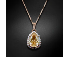 Diamond Sky Jewelry Pakabukas „Celestial Drop III (Golden Shadow)“ su Swarovski® kristalais