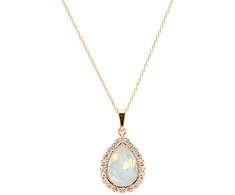 Diamond Sky Jewelry Pakabukas „Celestial Drop (Baltas Opal)“ su Swarovski® kristalais