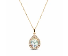 Diamond Sky Jewelry Pakabukas „Celestial Drop (Baltas Patina)“ su Swarovski® kristalais
