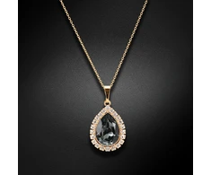 Diamond Sky Jewelry Pakabukas „Celestial Drop (Sidabrinis Night)“ su Swarovski® kristalais