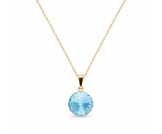 Diamond Sky Jewelry Pakabukas „Clarice II (Aquamarine)“ su Swarovski® kristalais