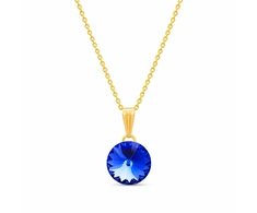 Diamond Sky Jewelry Pakabukas „Clarice II (Sapphire)“ su Swarovski® kristalais