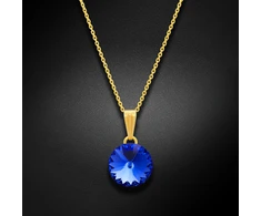 Diamond Sky Jewelry Pakabukas „Clarice II (Sapphire)“ su Swarovski® kristalais