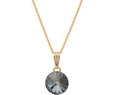 Diamond Sky Jewelry Pakabukas „Clarice II (Sidabrinis Night)“ su Swarovski® kristalais