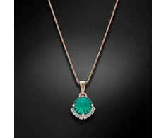 Diamond Sky Jewelry Pakabukas „Clarice V (Emerald)“ su Preciosa® kristalais