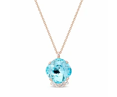Diamond Sky Jewelry Pakabukas „Crete (Aqua Bohemica)“ su Preciosa® kristalais