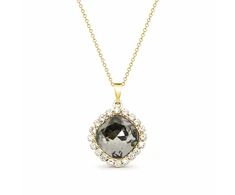 Diamond Sky Jewelry Pakabukas „Glare III (Sidabrinis Shadow)“ su Swarovski® kristalais