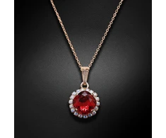 Diamond Sky Jewelry Pakabukas „Glare III (Scarlet)“ su Swarovski® kristalais