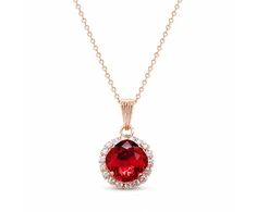 Diamond Sky Jewelry Pakabukas „Glare III (Scarlet)“ su Swarovski® kristalais