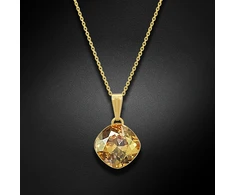 Diamond Sky Jewelry Pakabukas „Glare IV (Golden Shadow)“ su Swarovski® kristalais