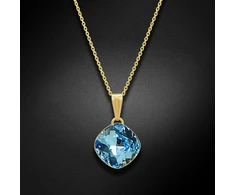 Diamond Sky Jewelry Pakabukas „Glare IV (Aquamarine Mėlyna)“ su Swarovski® kristalais