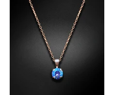Diamond Sky Jewelry Pakabukas „Juno (Light Sapphire Shimmer)“ su Swarovski® kristalais