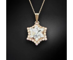 Diamond Sky Jewelry Pakabukas „Snowflake“ su Swarovski® kristalais