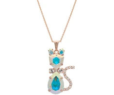 Diamond Sky Jewelry Pakabukas „Solar Cat (Aurora Borealis)“ su Swarovski® kristalais
