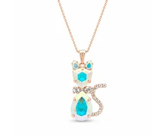Diamond Sky Jewelry Pakabukas „Solar Cat (Aurora Borealis)“ su Swarovski® kristalais