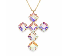 Diamond Sky Jewelry Pakabukas „Uni (Aurora Borealis)“ su Swarovski® kristalais