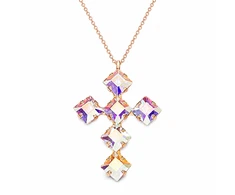 Diamond Sky Jewelry Pakabukas „Uni (Aurora Borealis)“ su Swarovski® kristalais
