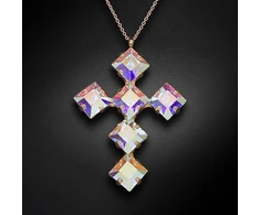 Diamond Sky Jewelry Pakabukas „Uni (Aurora Borealis)“ su Swarovski® kristalais