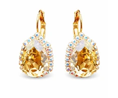 Diamond Sky Jewelry Papuošalų rinkinys moterims „Celestial Drop III (Golden Shadow)“ su Swarovski® kristalais