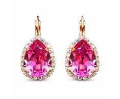 Diamond Sky Jewelry Papuošalų rinkinys moterims „Celestial Drop III (Rose)“ su Swarovski® kristalais