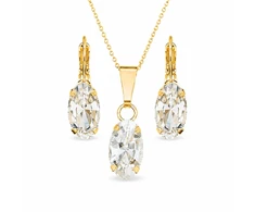 Diamond Sky Jewelry Papuošalų rinkinys moterims „Enigma“ su Swarovski® kristalais