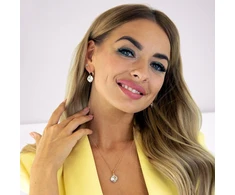 Diamond Sky Jewelry Papuošalų rinkinys moterims „Glare V“ su Swarovski® kristalais