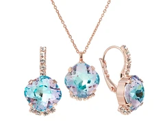 Diamond Sky Jewelry Papuošalų rinkinys moterims DiamondSky „Crete (Vitrail Light)“ su Preciosa kristalais