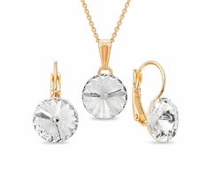 Diamond Sky Jewelry Papuošalų rinkinys moterims „Clarice II“ su Swarovski® kristalais