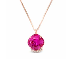 Diamond Sky Jewelry Papuošalų rinkinys moterims „Crete (Fuchsia)“ su Preciosa® kristalais