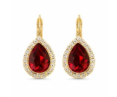 Diamond Sky Jewelry Papuošalų rinkinys moterims „Celestial Drop (Siam)“ su Swarovski® kristalais