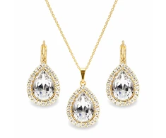 Diamond Sky Jewelry Papuošalų rinkinys moterims „Celestial Drop“ su Swarovski® kristalais